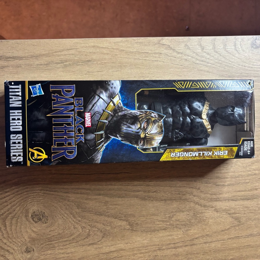 Marvel Black Panther Killmonger Figure - Black and Gold